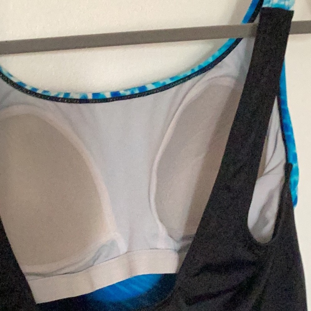 Reebok Blue Fitted Swim Tankini Size 18 - Picture 8 of 11
